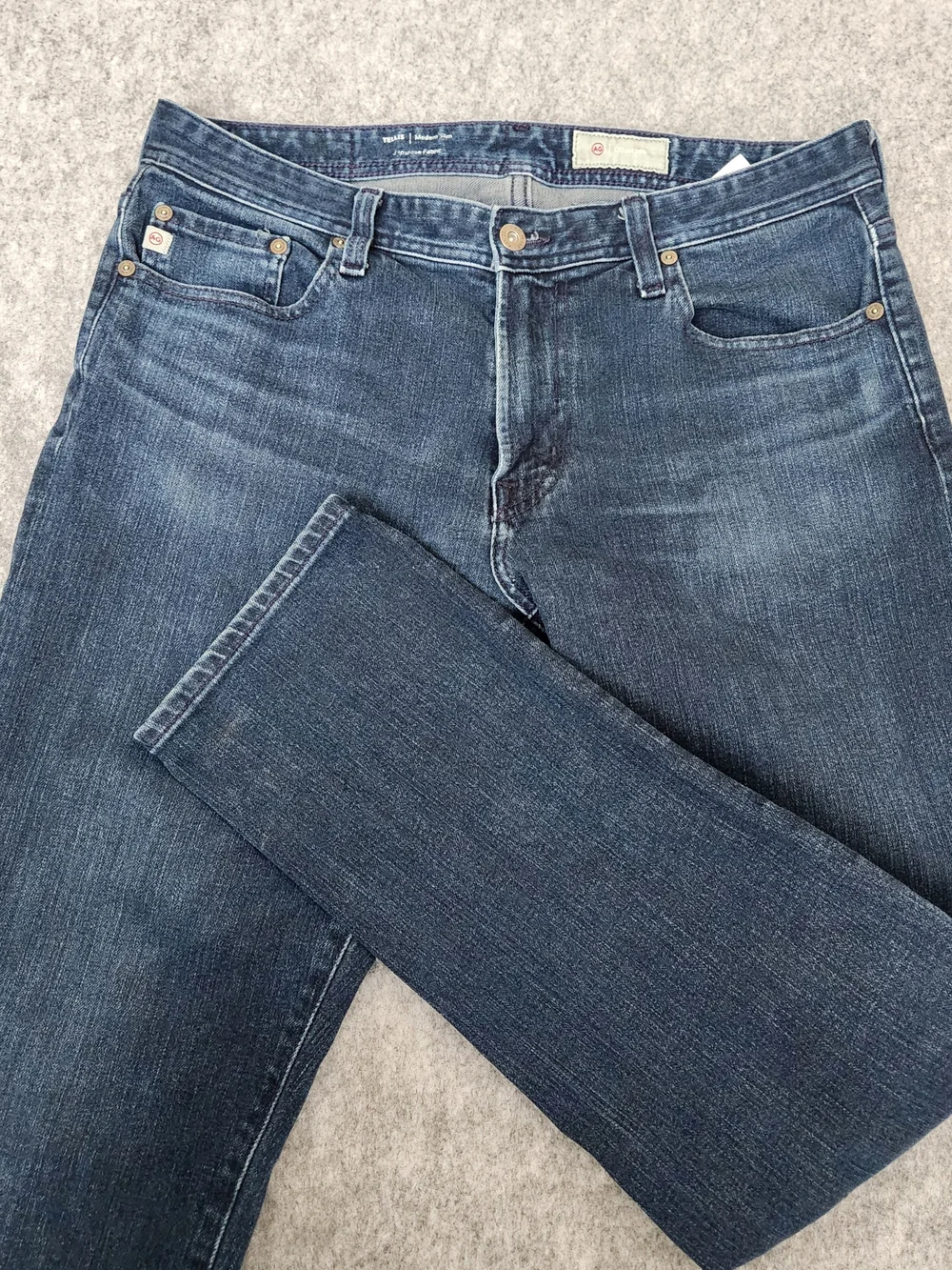 AG Adriano Goldschmied Tellis Modern Slim Jeans Men's 33x30 Blue Japanese Denim